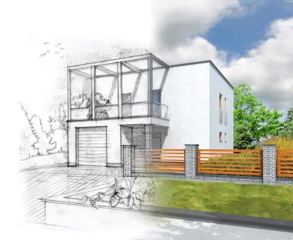 schetsontwerp woning